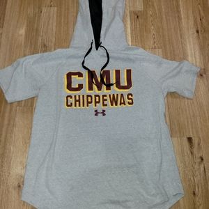 Central Michigan University Under Armour short-sleeve hoodie
